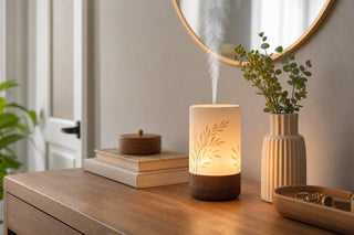 Which Decorative Lamp or Diffuser Fits a Small Entryway, Desk, or Bedside Table?
