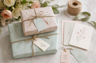 How to Pair Greeting Cards, Gift Tags, and Wrapping Paper for a More Personal Gift
