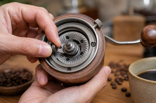 How Does Burr Alignment Affect Grind Uniformity in a Manual Coffee Grinder?