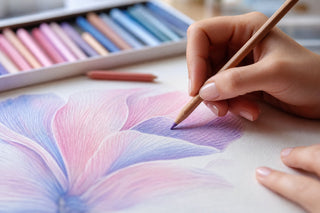 How to Layer Pastel Pencils for Smooth Shading and Fine Details