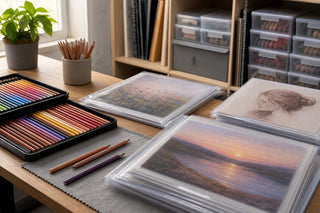 How to Store Pastel Pencils and Finished Artwork to Prevent Breakage and Smudging