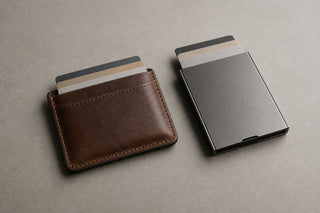 Leather vs Metal Card Cases: How Do Weight, Feel, and Durability Compare?