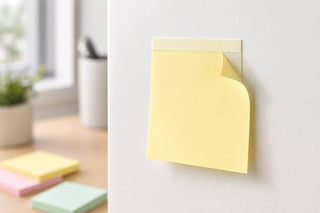 Why Do Sticky Notes Stop Sticking? Paper, Dust, and Application Explained