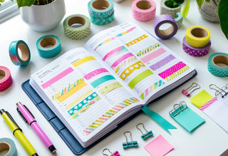 Creative Ways to Use Washi Tape in Work and Study Planners