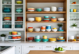Rotating Seasonal Dinnerware Without Hogging Storage Space