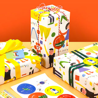 Paper Park Gift Wrapping Paper_Childish Patterns