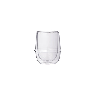 KINTO KRONOS Double Wall Coffee Cup 250ml made of clear heat-resistant double wall glass