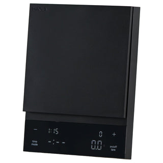 HARIO Polaris Coffee Scale in black ABS resin with digital display and sleek modern design