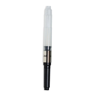 Caran d'Ache Fountain Pen Converter with clear ink reservoir and black grip section for smooth filling