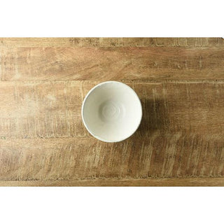 Kaneko Kohyo - Rice Bowl - White - Rinka Series handcrafted Japanese Mino Ware with smooth, minimalist porcelain finish