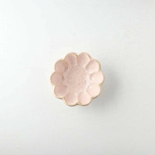 Kaneko Kohyo - Donburi Bowl - Pink - Rinka Series - Handcrafted Japanese Mino Ware with scalloped edges