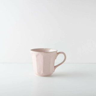 Kaneko Kohyo - Mug - Pink - Rinka Series - Handcrafted Japanese Mino Ware porcelain cup with textured surface