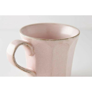 Kaneko Kohyo - Mug - Pink - Rinka Series - Handcrafted Japanese Mino Ware porcelain cup with textured surface