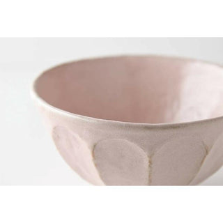 Kaneko Kohyo - Donburi Bowl - Pink - Rinka Series with soft matte texture and handcrafted details