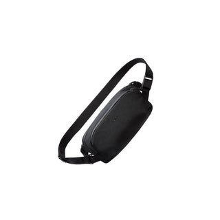 Bellroy Venture Ready Sling 2.5L crossbody bag in black with adjustable strap and sleek recycled fabric design