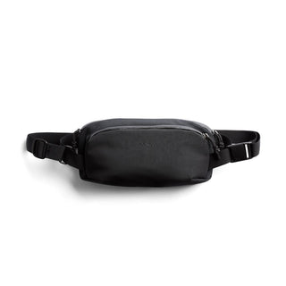 Bellroy Venture Ready Sling 2.5L in black recycled nylon with adjustable strap and zippered compartments