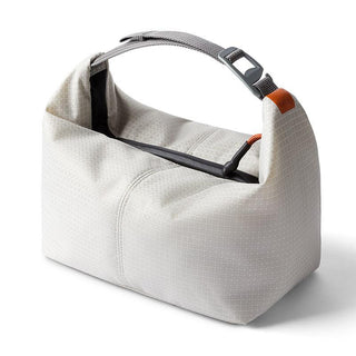 Bellroy Lite Cooler Caddy 6L in light fabric with sturdy handle and zippered top opening design
