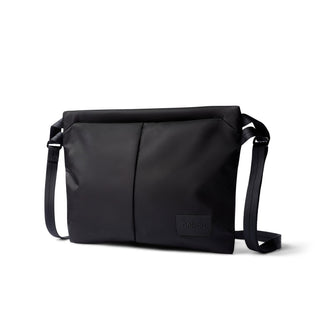 Bellroy Laneway Sacoche in black recycled nylon with adjustable strap and minimalist design