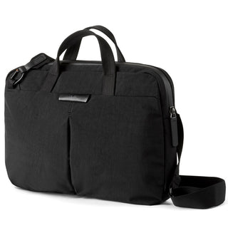 Bellroy Tokyo Laptop Bag 14" in black with dual handles and adjustable shoulder strap design