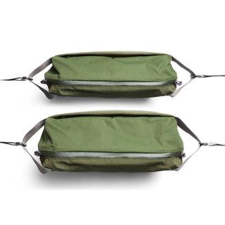 Bellroy Venture Sling 10L - Camera Edition in recycled fabric with zipped main compartment in olive green