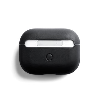 Bellroy Pod Jacket Pro 2nd Generation in black eco leather case with button detail for AirPods Pro