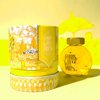 Freshly Squeezed Sunshine | 85ml Ink | Ferris Wheel Press in round yellow glass bottle with decorative packaging