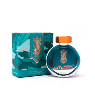 Bluegrass Velvet | 38ml Ink | Ferris Wheel Press in round glass bottle with orange cap and decorative box