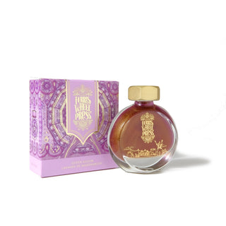 Queen Allium | 38ml Ink | Ferris Wheel Press in round glass bottle with gold cap and purple decorative box