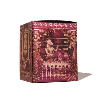 Ambrosia Indulgence | 85ml Ink | Ferris Wheel Press red ink box with gold shimmer ornate design