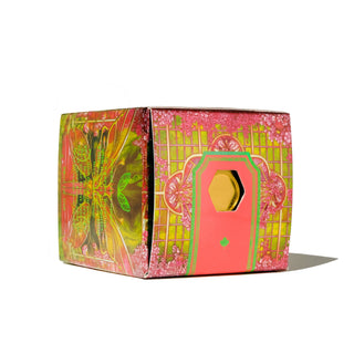 Bumbling Blossom Fountain Pen Inks - 20ml Bottled | Ferris Wheel Press decorative pink and green floral box with hexagonal window