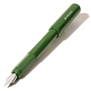 The Carousel Fountain Pen - Brilliant Beanstalk | Ferris Wheel Press with glossy green finish and silver nib