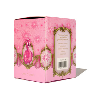 28ml Calligraphy Ink - Bride To Be | Ferris Wheel Press pink decorative box with vintage design