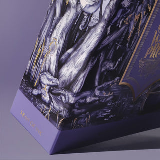 Bayou Berry Mist | 38ml Ink | Ferris Wheel Press box corner with detailed swamp-themed artwork and gold foil accents
