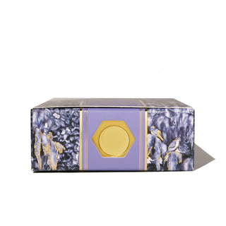 Bayou Berry Mist | 38ml Ink | Ferris Wheel Press box with purple and gold seal featuring intricate bird design