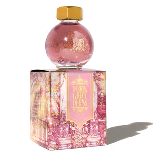Billowing Blush Fountain Pen Inks - 20ml Bottled | Ferris Wheel Press ink bottle with gold cap and decorative box