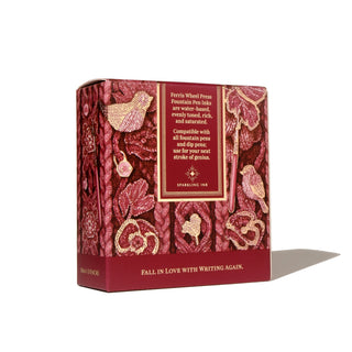 Cabernet on the Lake | 38ml Ink | Ferris Wheel Press packaging with textured knit pattern and gold accents