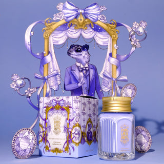 28ml Calligraphy Ink - Sweetbriar Rose | Ferris Wheel Press with decorative purple box and gold-accented cap