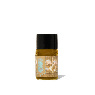 Citrine Mirage Fountain Pen Inks - 10ml Bottled | Ferris Wheel Press with gold ink in clear glass bottle