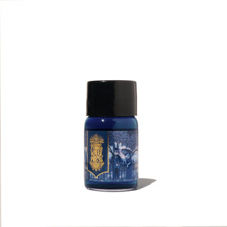 Cobalt Estates Fountain Pen Inks - 10ml Bottled by Ferris Wheel Press with navy blue ink and black cap