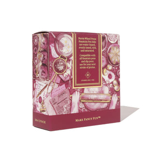 Currant Crumble Pie | 38ml Ink | Ferris Wheel Press packaging in deep rose with baking and stationery design