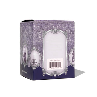 Decorative purple packaging for 28ml Calligraphy Ink - Divine Violet | Ferris Wheel Press with intricate patterns