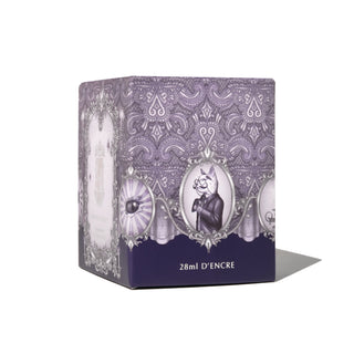 Decorative purple packaging for 28ml Calligraphy Ink - Divine Violet by Ferris Wheel Press