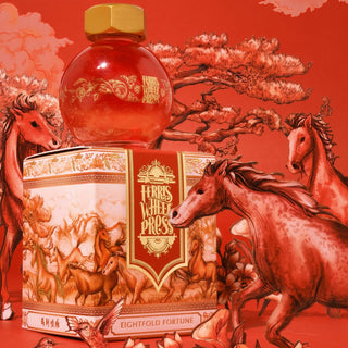 FerriTales 2026 Special Edition Lunar New Year Edition Eightfold Fortune Fountain Pen Inks - 20ml Bottled | Ferris Wheel Press