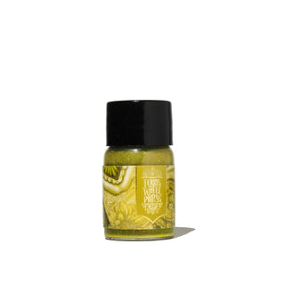 Festival Grove Fountain Pen Inks - 10ml Bottled ink in shimmering green with black cap by Ferris Wheel Press