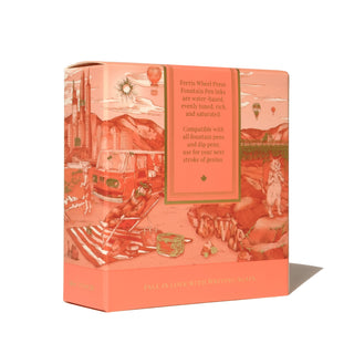 Golden Gate Glow | 38ml Ink | Ferris Wheel Press with detailed vintage California illustration packaging