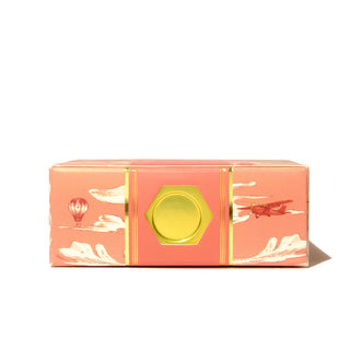 Golden Gate Glow | 38ml Ink | Ferris Wheel Press in coral box with gold label and vintage air travel design