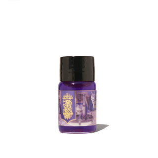 Gossiping Grapevine Fountain Pen Inks - 10ml Bottled purple ink with black cap by Ferris Wheel Press