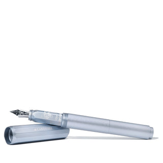 Limited Edition | Harlequin Dream Fountain Pen | Ferris Wheel Press with silver aluminium body and steel nib