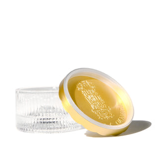 The Carousel Inkwell™ - Modern Antiques Polished Edition glass inkwell with gold embossed lid by Ferris Wheel Press