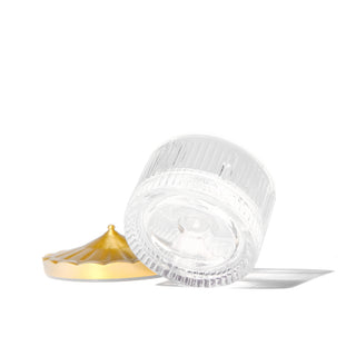 The Carousel Inkwell™ - Modern Antiques Polished Edition by Ferris Wheel Press with clear glass and gold lid detail